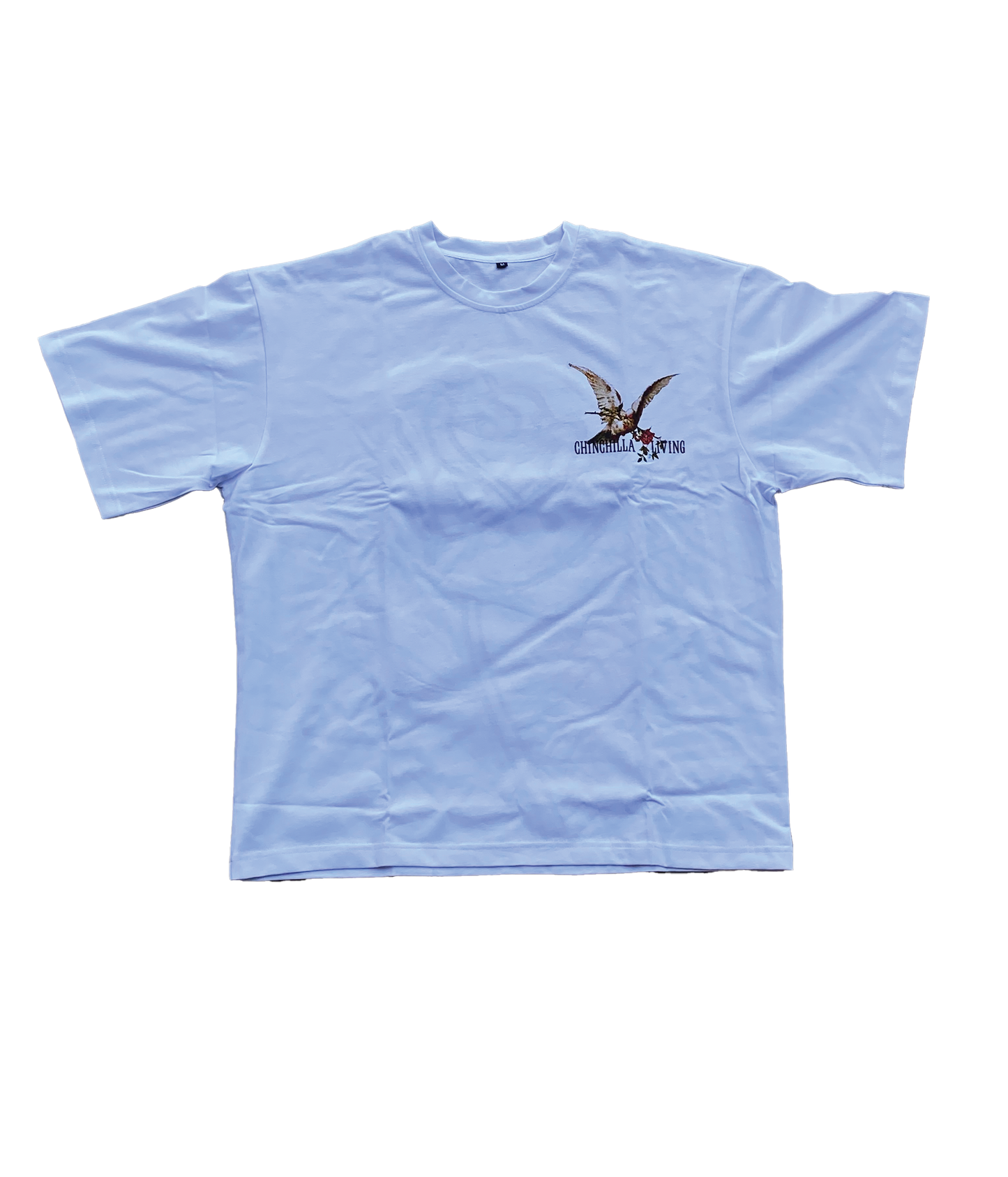 Chinchilla Living "Doves & Roses" White
